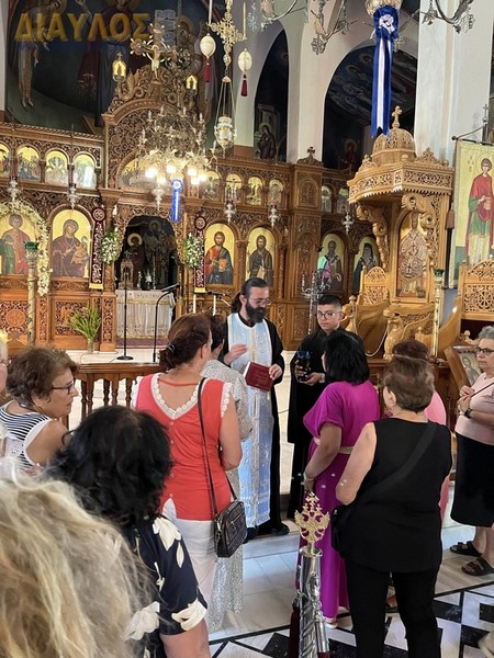 Μεθέορτος Εσπερινός και το Μυστήριο του Ιερού Ευχελαίου στον Ι.Ν. Αγίου Παντελεήμωνος Λ. Αιδηψού